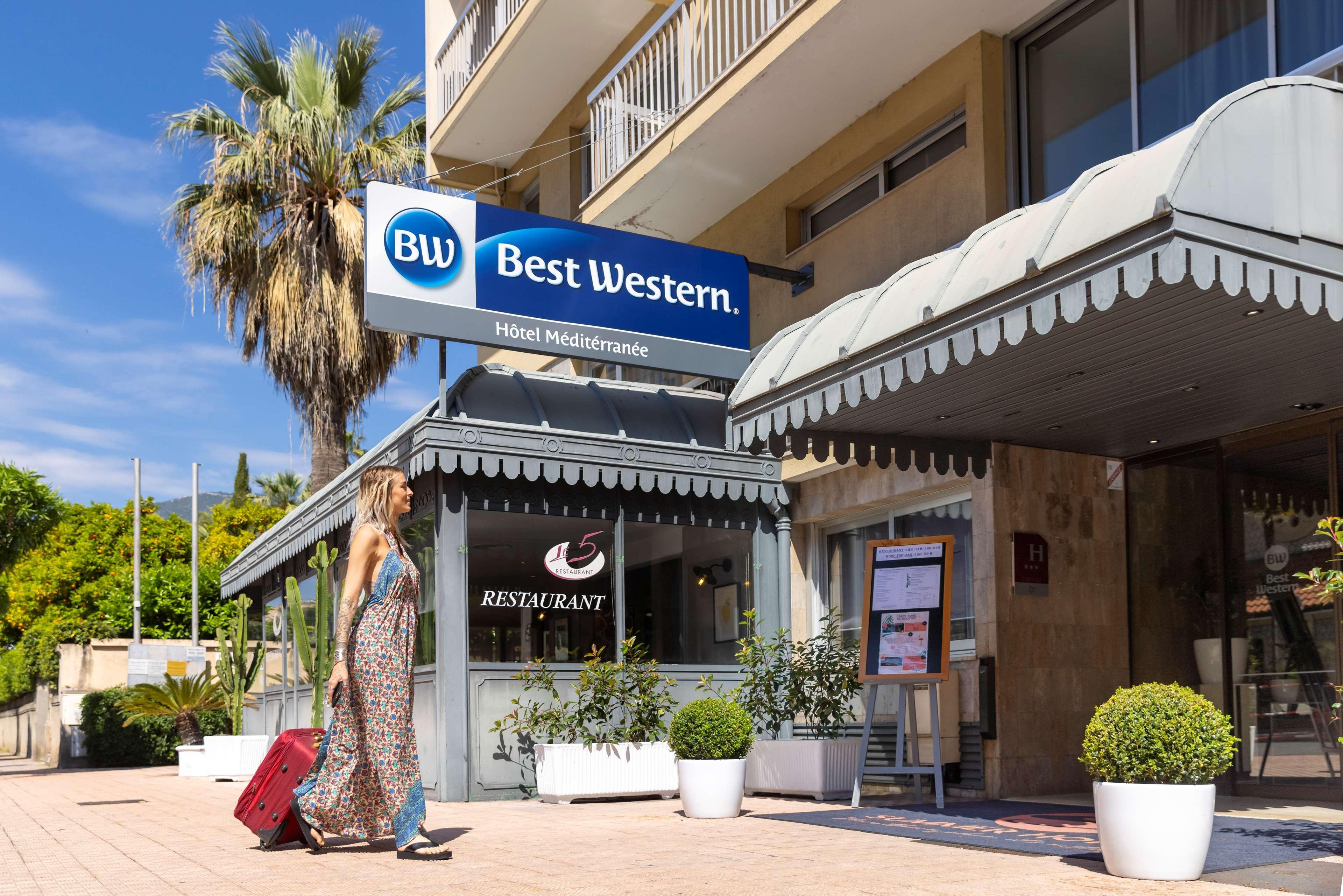 Best Western Hotel Mediterranee Menton Eksteriør billede